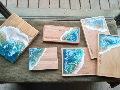 Tablas Para Picada Resina Efecto Maar