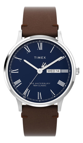 Reloj Clásico Timex Waterbury De 40 Mm