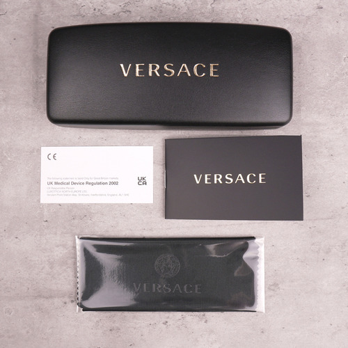 Lente Oftalmico Versace Ve3360d Colores Oftalmico Color Gb1 Black
