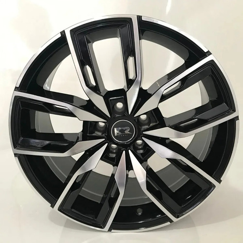 01 Roda Chevrolet Tracker Aro 17 5x105 (1 Unid)+bico K67 Cor Preto Com Diamantado
