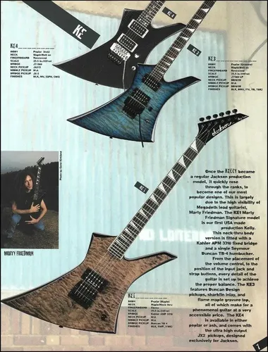 GROVER Jackson ケリーモデル ブラック系 E-155 1990's Grover Jackson