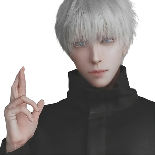 Lente Contato Azul Cosplay Jujutsu Kaisen Lentes Satoru Gojo