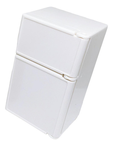 1/12 Casa De Muñecas Mini Nevera Banco De Cocina De