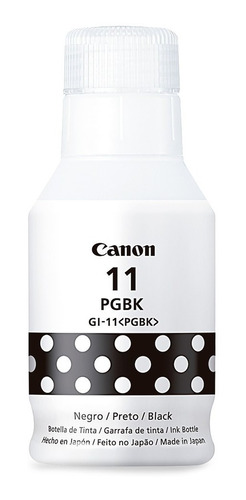 Botella De Tinta Para Impresora Canon Gi - 11 Pgbk Negro 