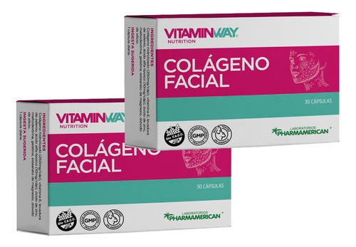 Colágeno Facial X 30 Cápsulas Promo 2x1 Vitamin Way