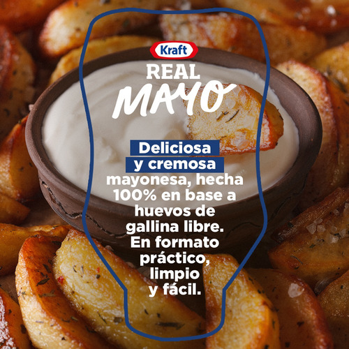 Imagen 3 de 4 de Mayonesa Kraft Squeeze 578g