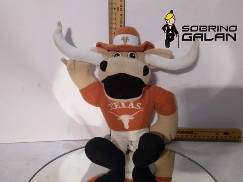 Peluche De Toro Ncaa Texas Long Horns (hook`em)