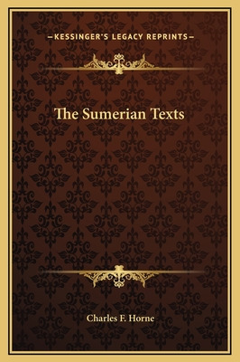 Libro The Sumerian Texts - Horne, Charles F.