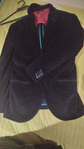 Blazer Lbr Luber Azul Oscuro Talla S // Usado 