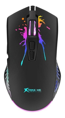 Mouse Gamer Rgb 7200 Dpi Xtrikeme Alta Presición Electropc