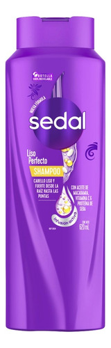 2 Pzs Sedal Shampoo Liso Perfecto 620ml C/u