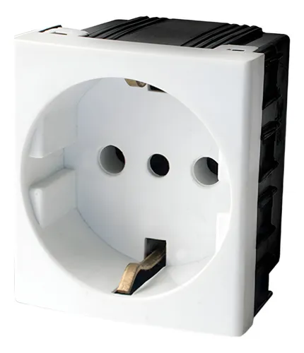 Modulo Toma Schuko Blanco 220v 16a Kalop Blanco