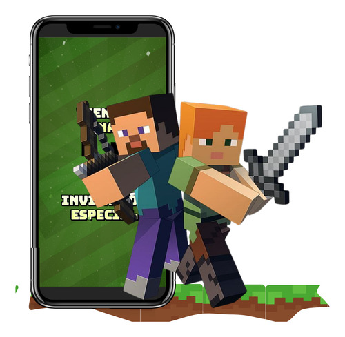 Invitación Digital Web Interactiva Animada Minecraft