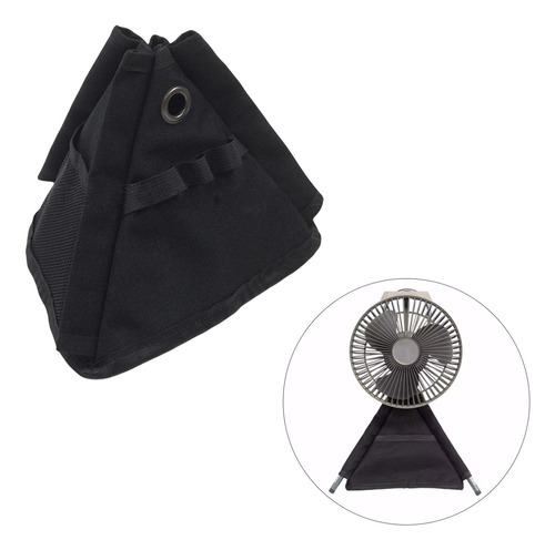 Trípode Para Ventilador De Camping Con Bolsa Para Negro