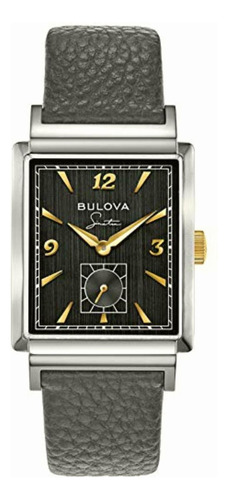 Bulova Reloj De Cuarzo Para Hombre Frank Sinatra, Acero