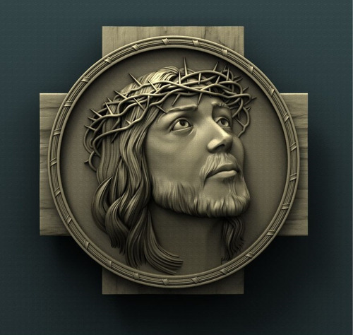 10 Arquivos Jesus Cristo - Stl Cnc Router Artcam Aspire 3d