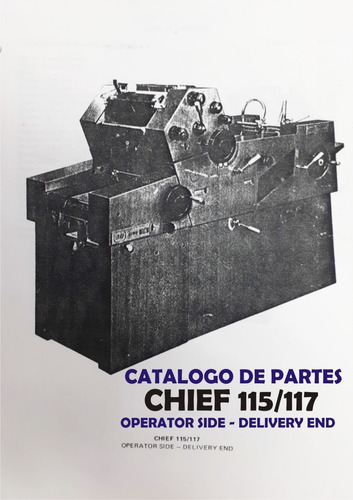 Catalogo Chief De Partes Prensa Offset  115 Y 117