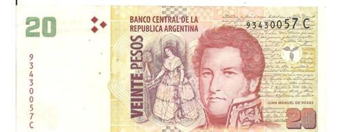 Billete: 20 Pesos Convertibles Serie C Bottero 3520