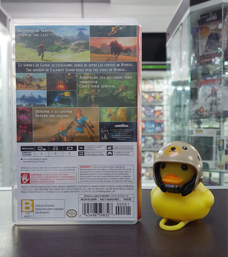 Legend Of Zelda Breath Of The Wild Nintendo Switch Español (Reacondicionado)