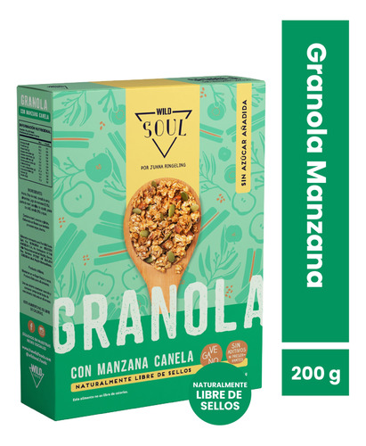 Granola Soul Manzana Canela 200 G