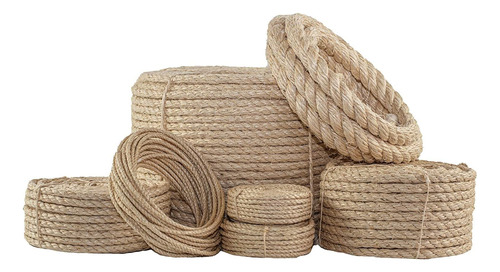 Cuerda Sisal Trenzada 3 16  1  Nudo Sgt Toda Fibra Natural