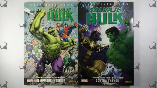100% Marvel: Salvaje Hulk Completo 2 Tomos Editorial Panini