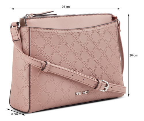 Bolsa Cross Body Para Mujer Nine West Rosa Nye558269