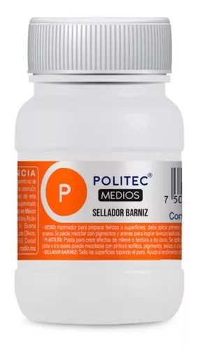 Sellador Barniz Politec 100ml Primer Acrílico Pintura Arte