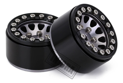 Injora Llantas De Rueda 1.0, Llantas De Metal Rc Beadlock Pa