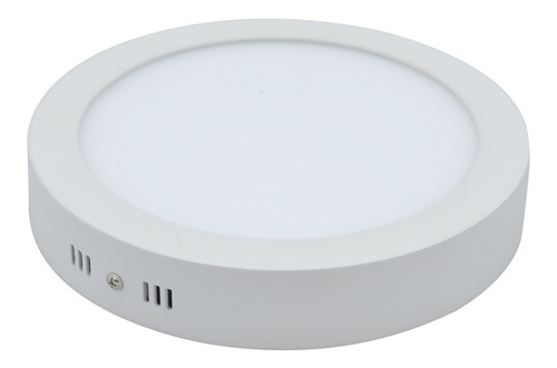 Plafon Led Redondo 18w 225mms Luz Cálida