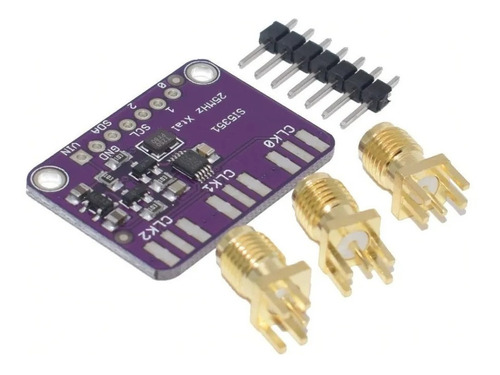 Generador De Reloj Si5351a - 8 Khz A 160 Mhz + Conector Sma