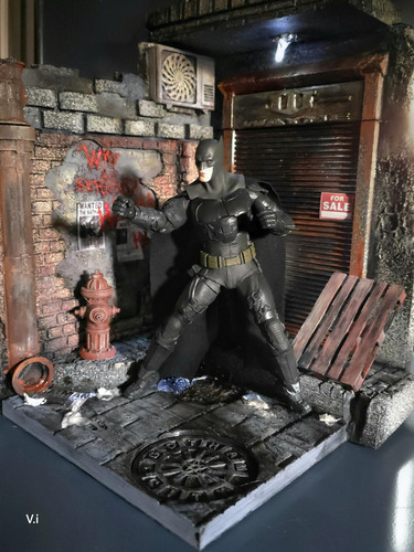 Batman Mcfarlane Joker Dioramas Maqueta Escala Neca O Mcfar