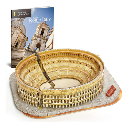 Rompecabezas 3d National Geographic Coliseo De Roma