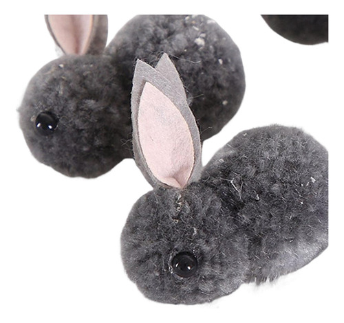 5 Unids Conejo De Pascua Animales De Peluche Suave Pequeño