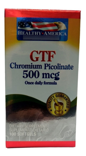 Gtf Plusm Picolinate 500mcg 100