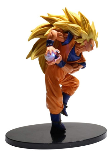 Figura Dragon Ball Z Son Goku Iluminacion Led Kamehameha