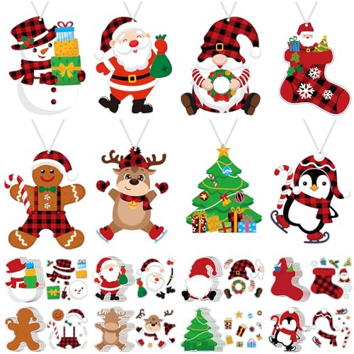 48 Pcs Christmas Crafts Kits For Kids, Christmas Arts A...