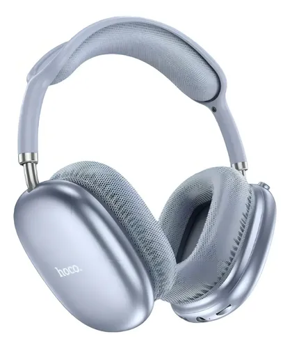 Auriculares Inalámbricos Hoco W35 Air 45hrs Long Usage Time Color Azul Acero