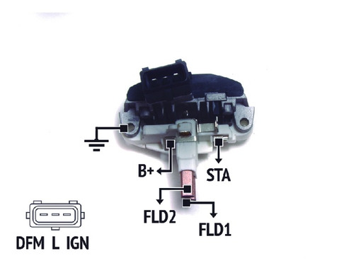 Regulador Alternador Tipo Bosch Bmw 528/325/mb 12v.