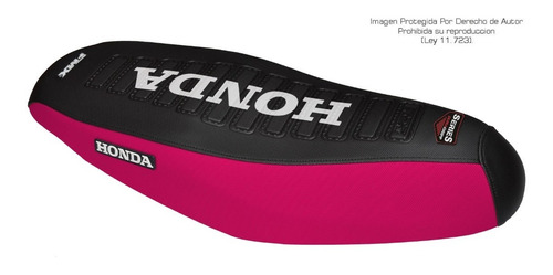 Funda Asiento Honda Wave 110 S C/elastico Rosa Series Fmx