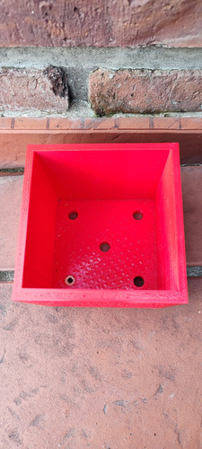 Maceta Poneglyph (one Piece) Impresa En 3d Gg.3dprinter Rojo Poneglyph