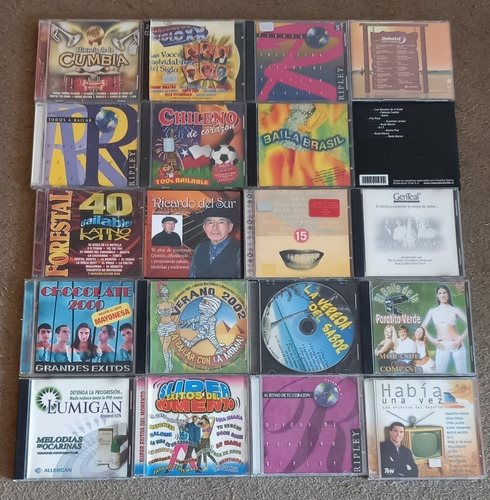 Lote 18 Cds Originales Exitos Bailables