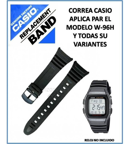 Correa Casio W-96h Original Y Nueva Banda Pulso