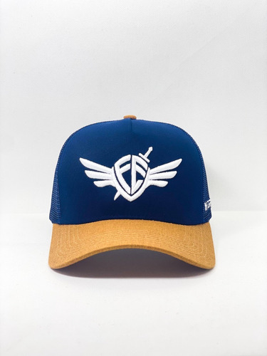 Gorro Trucker Fé Azul - Mordie Style