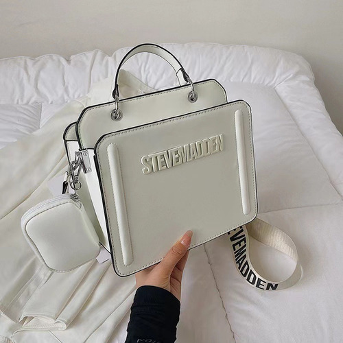 Moda Color Sólido Tote Bag Una Bolsa De Hombro