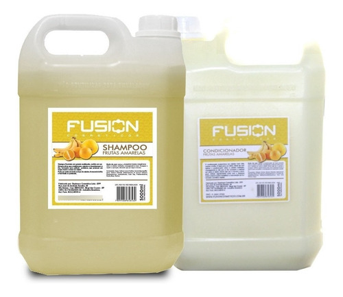 Shampoo E Condicionador Frutas Amarelas 5 L Fusion