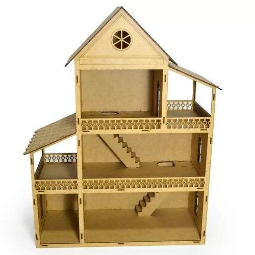 Casa Da Barbie Barata Mdf 60 Cm Altura