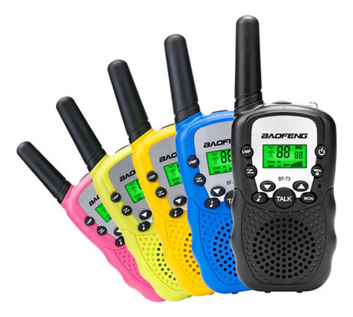 Juego De 2 Unidades Walkie Talkie Baofeng Bf-t3 Portátil Par