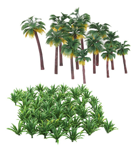 62 Piezas Modelo Árbol Para Paisaje Landscape Modelismo