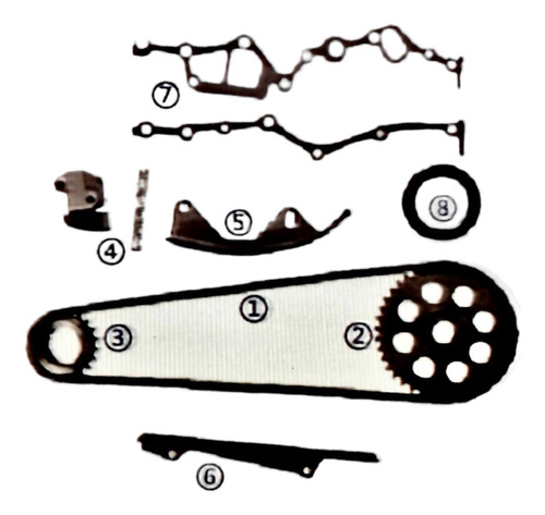 Kit Distribucion Nissan Pathfinder Wd21 Motor Z24 Cad.simple